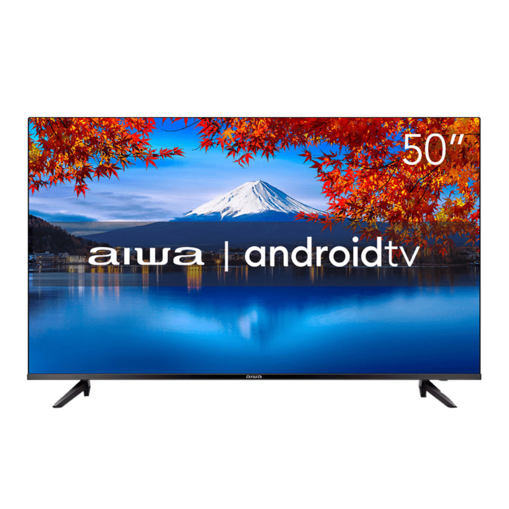 Smart TV 50 AIWA DLED 4K HDMI USB Bluetooth AWS-TV-50-BL-02-A - Novalar